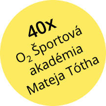 40x O2 Športová akadémia Mateja Tótha